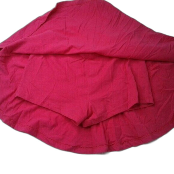 Basic Editions Girls Skort Skirt Shorts Hot Pink Barbiecore Y2K Size M 7/8 - Picture 7 of 8
